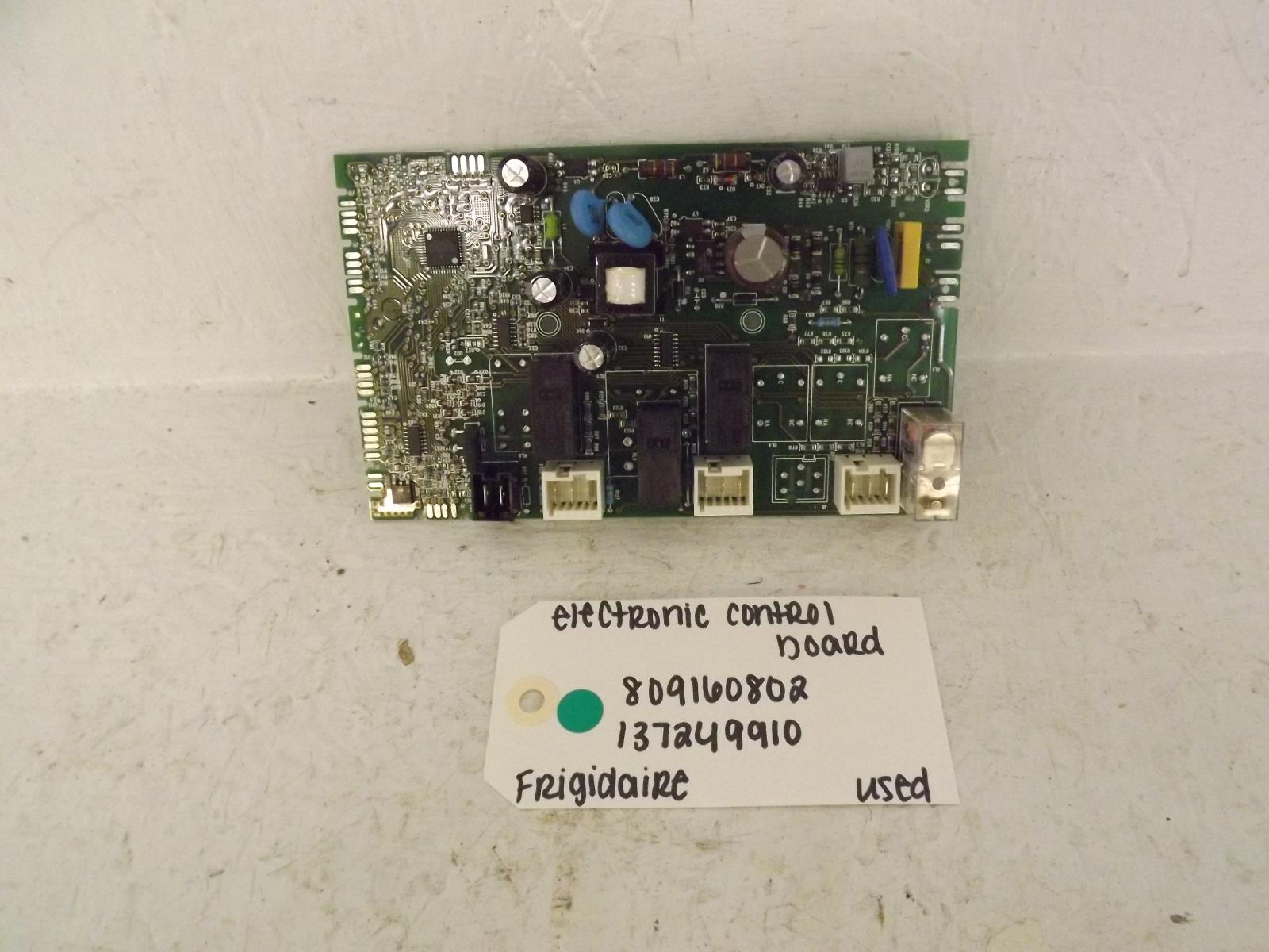 Frigidaire Dryer 809160802 137249910 Electronic Control Board Used Frigidaire Dryer 809160802 137249910 Electronic Control Board Used